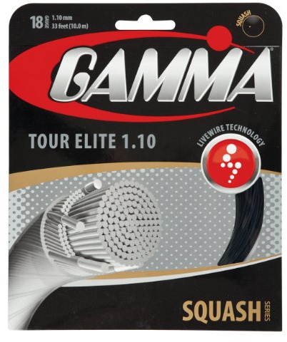 Gamma Tour Elite Squash Corde de 18 g