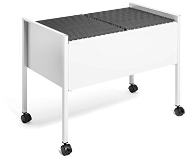 Durable Eco Hängemappenwagen 100 Duo, grau, aus kratzfestem Stahl, 760 x 592 x 425 mm, 308210