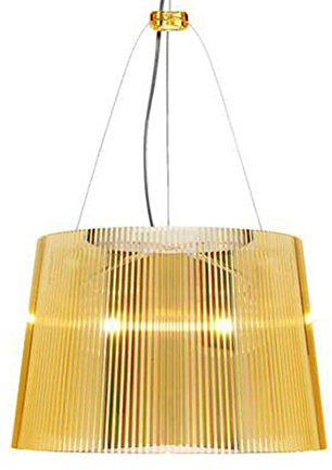 Kartell Gè Lampada a Sospensione, Giallo, Trasparente