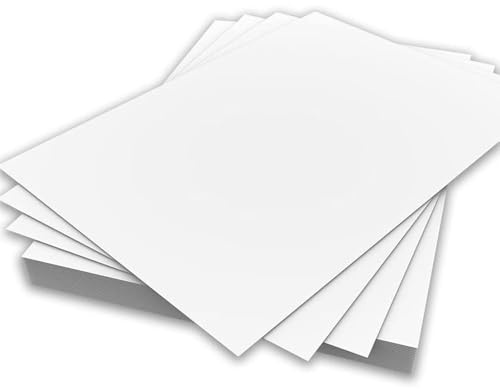 A5 White Colour Paper 80gsm Sheets Double Sided Printer Paper Copier Origami Flyers Drawing School Office Printing 148mm x 210mm (A5 White Paper - 80gsm - 100 Sheets)