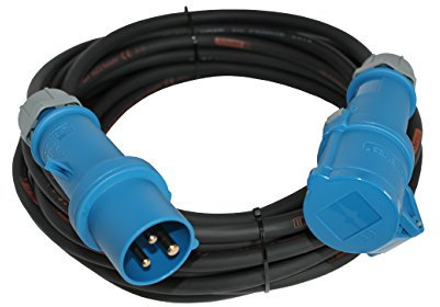 Camping Kabel 30 Meter CEE Verlängerungskabel 30m Außen TITANEX 3x2,5 Strom Wohnwagen Kabel Landstromanschluss Wohnmobil Caravan Adapter Verlängerung Stromkabel Verlaengerungskabel Outdoor