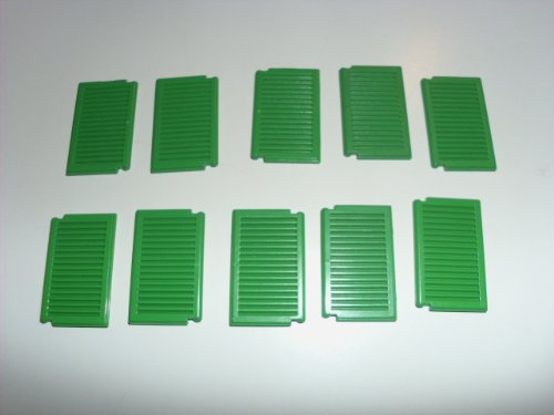 LEGO City - 10 grüne Fensterläden 3856