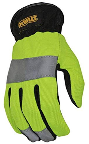 Hi-Visibility Work Glove, Synthetic Leather, XL -DPG870XL