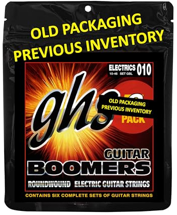 GHS GBL-5 10-46 Light Boomers gitarrsträngset (paket med 6)