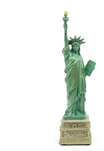 Great Places To You Réplica de la Estatua de la Libertad - Base Corta de 6 Pulgadas y Tinte de Cobre, Recuerdos de la Estatua de la Libertad, Recuerdos de Nueva York