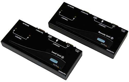 StarTech.com USB VGA KVM Verlängerung bis zu 150m - KVM extender über Cat5 UTP Netzwerkkabel 2x VGA Buchse, 4x USB Stecker