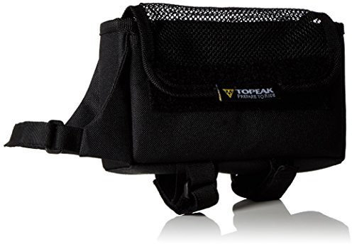 Topeak TriBag All Weather Tasche, Black/White, Large (18 x 10.2 x 4 cm, 0.72 L)