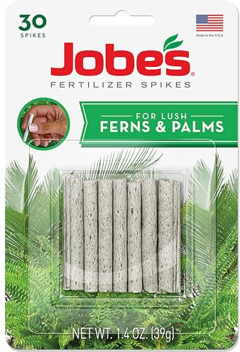 Jobe's / Jobes Fertilizer Spikes Fertilizer Spikes for Fern / Palm Plant 30 - Pack