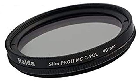 Haida Pro II Digital Polfilter Zirkular MC (multicoating) - Spezialgröße 40mm - Für Fuji X10 und X20 - inkl. Cap mit Innengriff