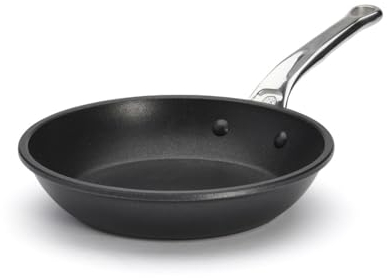 de Buyer-PFANNE GUSSALU MIT EDELSTAHL GUSSGRIFF CHOC EXTREM20 CM-27.9 x 20.1 x 10.9 cm-8300.20, Schwarz