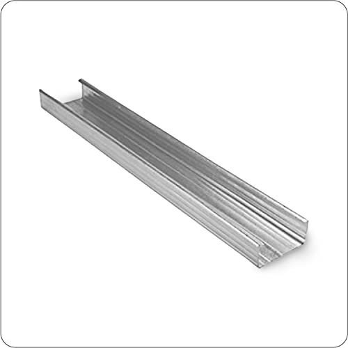 bauFit CD Profil 60/27 mm für Trockenbau – 24x Deckenprofile je 2,6 m – CD Profil für abgehängte Decken – verzinktes Stahlblech 0,6 mm – Metallprofil für Ständerwerk