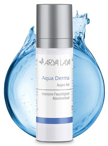 ARYA LAYA Aqua Derma Augen-Gel, 30 ml: Augenpflege mit Hyaluron, abschwellend & feuchtigkeitsspendend, gegen Augenringe, vegan