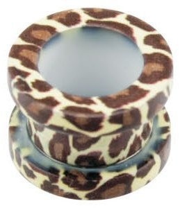 Transfer Flesh Tunnel #7 - Leopard - Braun 20mm