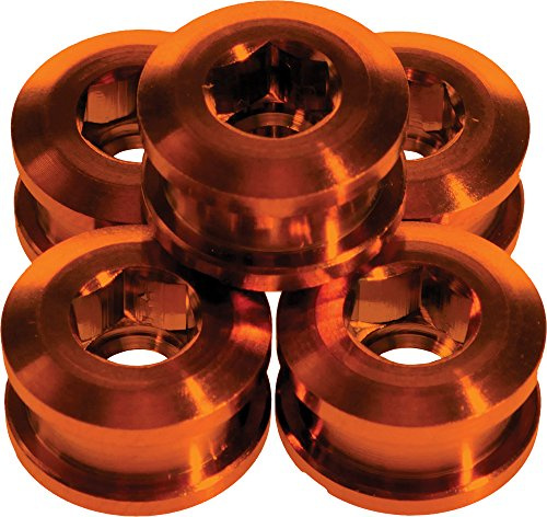 Insight Alloy Chain Ring Bolts 6.5MM Orange