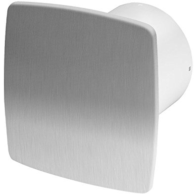 Awenta Badlüfter Wand-Ventilator Ø 100 mit Nachlauf, Kugellager Silent Nea - Line System+ inox (inox)