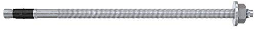 fischer Bolzenanker mit großer Scheibe FAZ II 16/160 GS gvz, Schwerlastanker mit hoher Tragfähigkeit, Ankerbolzen für Befestigungen von Holzkonstruktionen, Seismik- & ETA-Zulassung