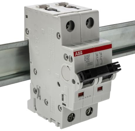 ABB S202 D10 INTERRUTTORE AUTOMATICO 6KA 2P, white