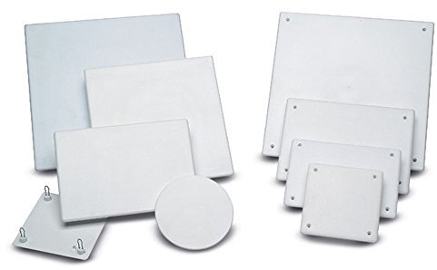 FAMATEL - Tapa de caja de empotrar | Con tornillos | 200x200 mm | Gris