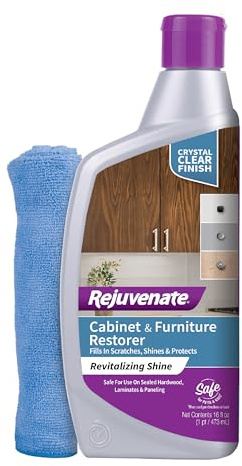 Rejuvenate Cabinet & Furniture Restorer 16 Oz, Crystal Clear Finish