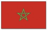 Stock-Flagge 30 x 45 : Marokko