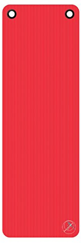 Trendy Sport Trainingsmatte - ProfiGymMat - Therapiematte mit Ösen - 180 x 60 x 1,5 cm, rot