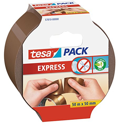 Tesa 57810-00000-01 Tesapack Express Nastro da Imballo Adesivo, Avana