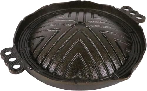 Chubu Corporation Tokiwa CR-17 Iron Genghis Khan Pot (No Hole) 10.2 inches (26 cm) Round