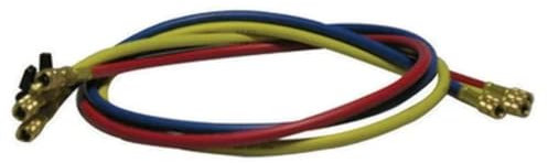 Wigam DIANFLEX_8033408050737 Tubes flexibles 1500 mm pour systèmes de climatisation raccords en ligne avec vanne à bille 5/16 Jaune