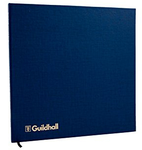 Guildhall Spaltenbuch Serie 51 4/16 Portokassenspalten 80 Blatt 298 x 305 mm