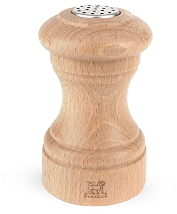 PEUGEOT - Salzstreuer Bistro 9 cm - Buchenholz Natur - Aus Holz mit PEFC-Siegel