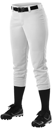 Alleson Athletic Fastpitch/Softball-Hose mit Gürtelschlaufe für Damen, Stretch-Stoff, feuchtigkeitsableitend und professionelle Passform