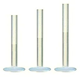 eeddoo Piercing Labret steckbar ohne Kugel Transparent PTFE 6 mm