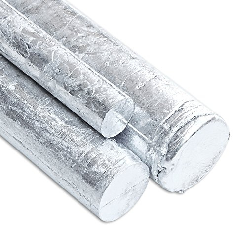 Feinzink Anode Zink Stab Opferanode Zinkanode - 350 mm lang - Rund Ø 30 mm