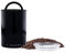 Planetary Design Airscape Stainless Steel Coffee Canister | Food Storage Container | Patented Airtight Lid | Push Out Excess Air and Preserve Freshness (Medium, Obsidian Black)