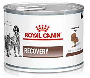 Royal Canin Veterinary Recovery | 12 x 195 g | helfoder för vuxna hundar och vuxna katter | Ultra Soft Mousse med en hög proteinhalt