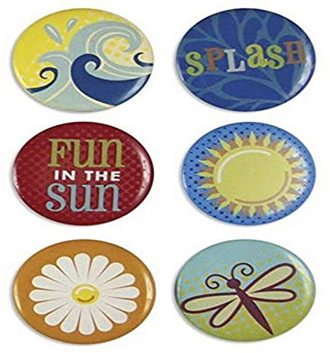 Karen Foster Design Scrapbooking Image Brads, Summer