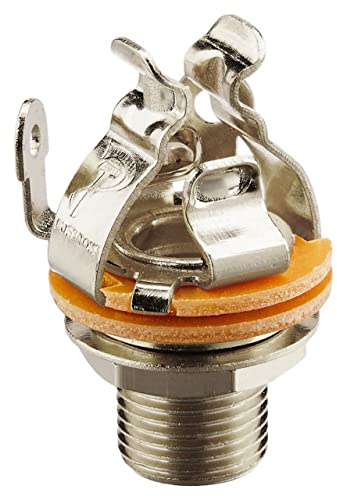 Pure Tone Full-contact Output Jack for Guitar/Bass, with Mounting Hardware