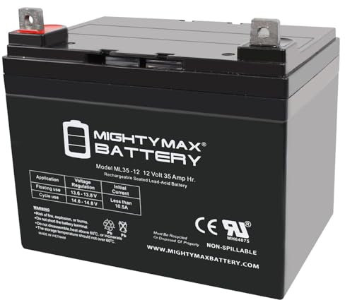 ML35-12 - 12 Volt 35 AH SLA Battery- Mighty Max Battery Brand Product