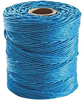 CORDERIES TOURNONAISES 07200 - Ficelle Agricole - 100 m - Ø 3 mm - Bleu