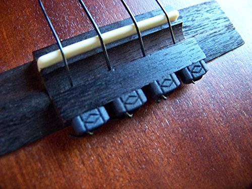 Diamond Secure Ukulele String Ties/Uke Bridge Beads, New Low Profile Design!
