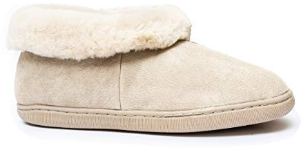 Zapatillas de casa de Piel de Oveja Creta Talla 39 Color Beis