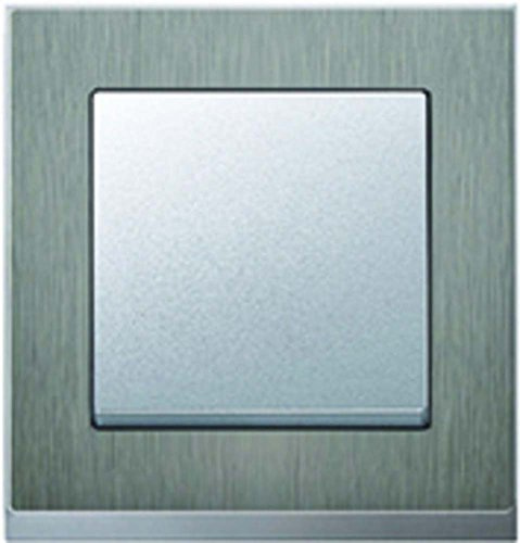 Merten M-Pure Decor-Rahmen, 1 Fach, Edelstahl/Aluminium, MEG4010-3646