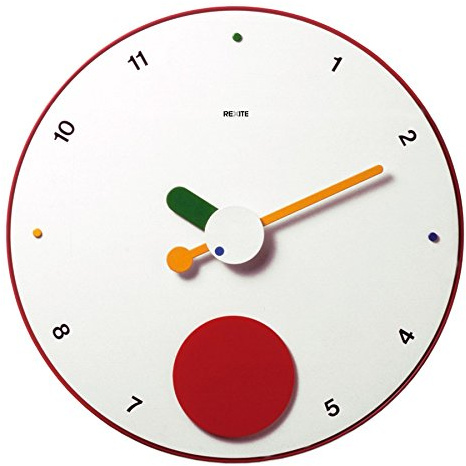 REXITE - CONTRATTEMPO Orologio a Pendolo, Colore Bianco/Multicolor