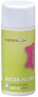 KERALUX Kratzer-Politur A für Anilinleder 50 ml | Speziell für Reinanillin-Leder, Lederpflege, Effektive Kratzerentfernung