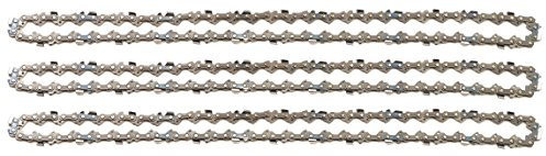 3 tallox Sägeketten 3/8 1,3 mm 56 TG 40 cm Schwert Vollmeißel kompatibel mit Oregon Dollmar Makita Black & Decker und andere