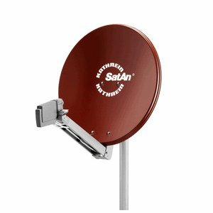 Kathrein CAS 80ro Parabolantenne 75 cm rotbraun multifeed