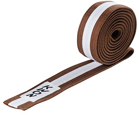 Kwon Budogürtel, mehrfarbig braun 300 cm