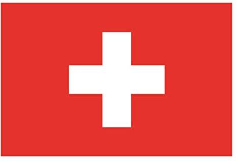 U24 Fahne Flagge Schweiz Bootsflagge Premiumqualität 40 x 60 cm