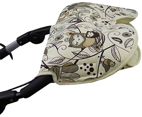 BAMBINIWELT universell muff/handvärmare för barnvagn, buggy, joggingtröja med ylle, EULER §3