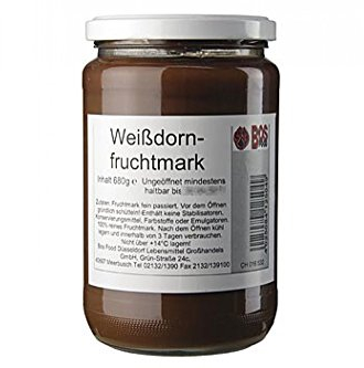 Weißdorn-Püree/Mark, fein passiert, 680g